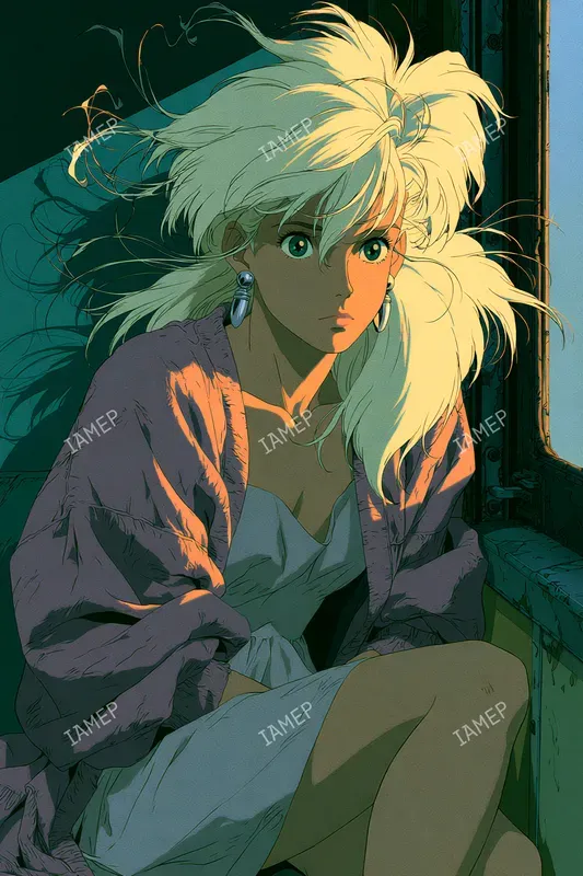 Nostalgic Cinematic Anime Portraits