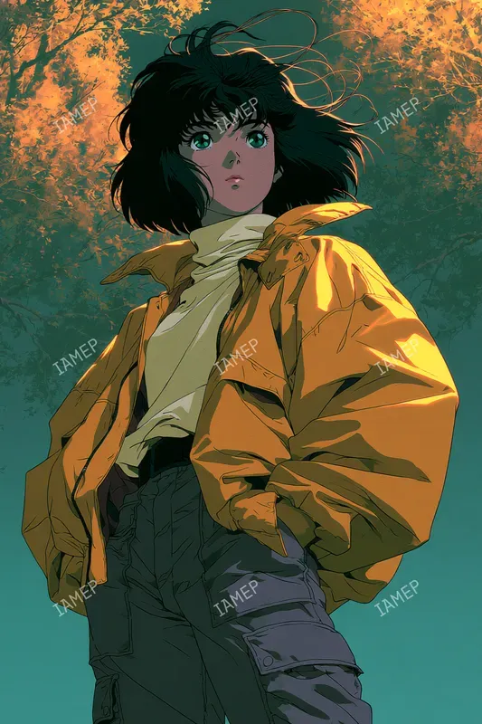 Nostalgic Cinematic Anime Portraits