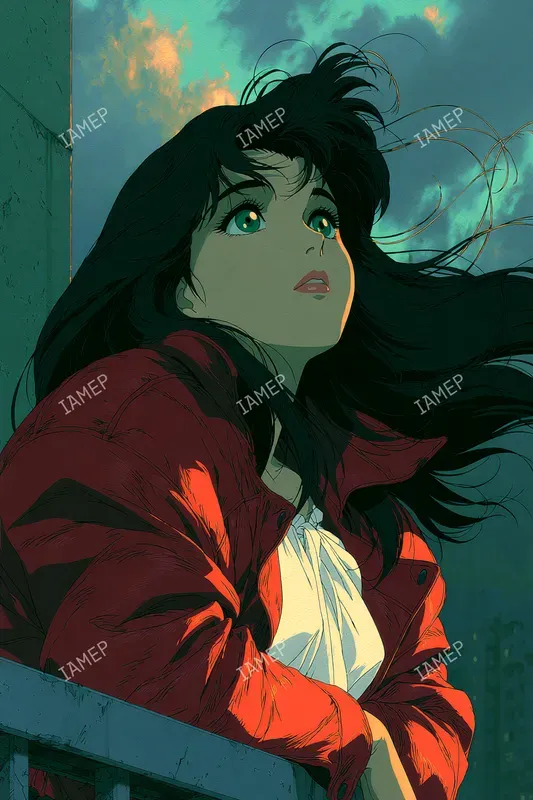 Nostalgic Cinematic Anime Portraits
