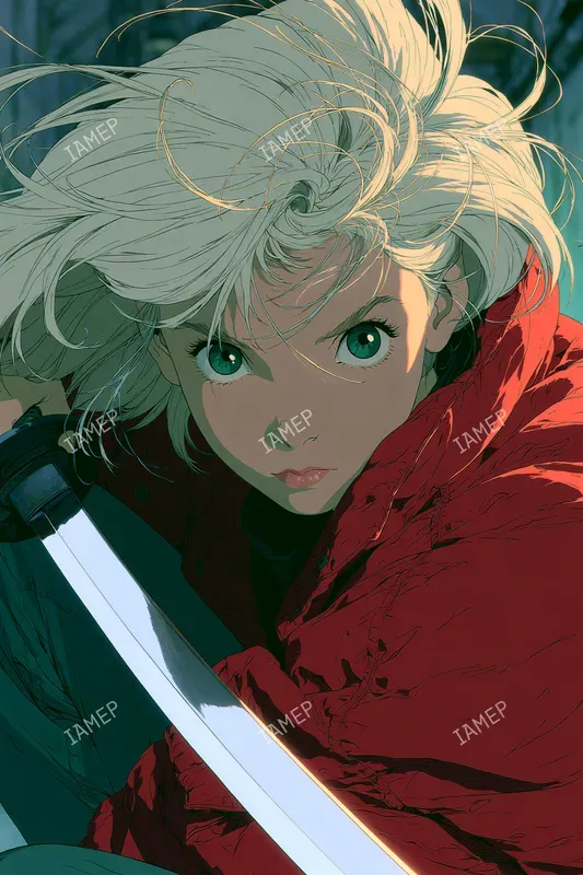 Nostalgic Cinematic Anime Portraits