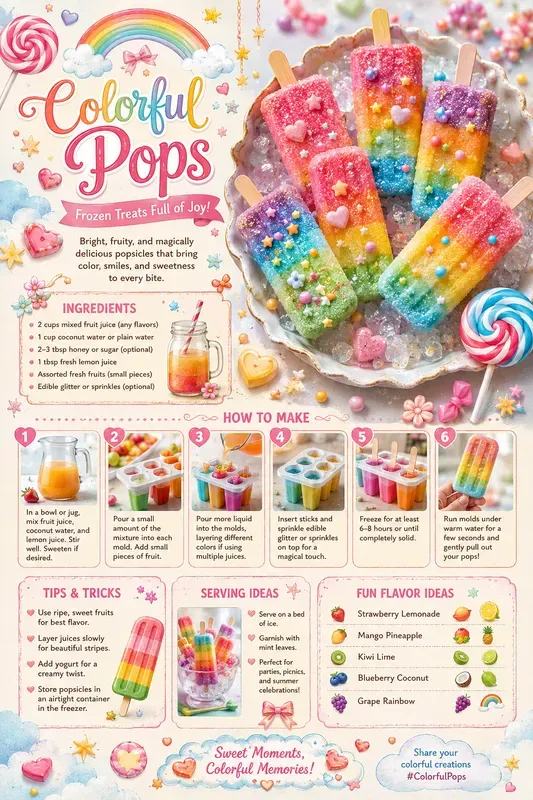 Whimsical Recipe Infographics
