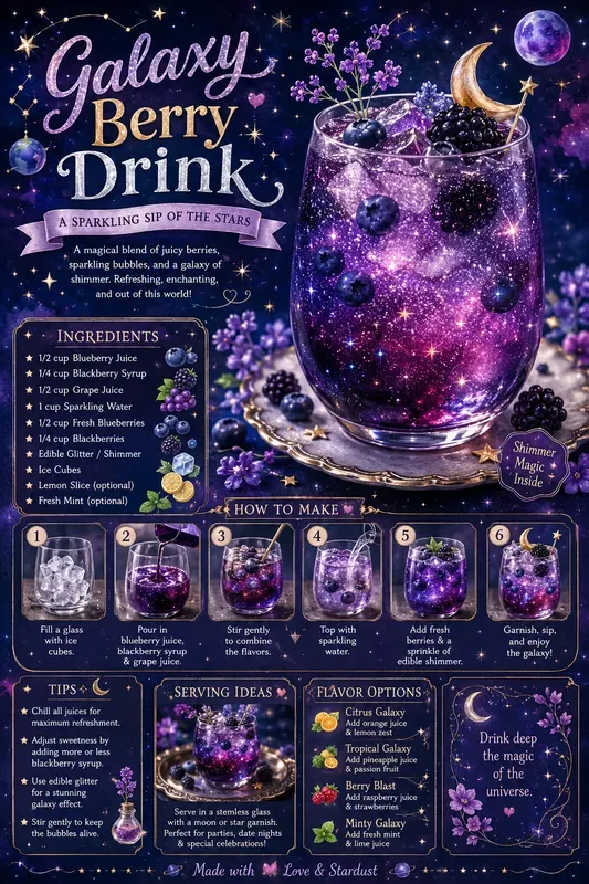 Whimsical Recipe Infographics