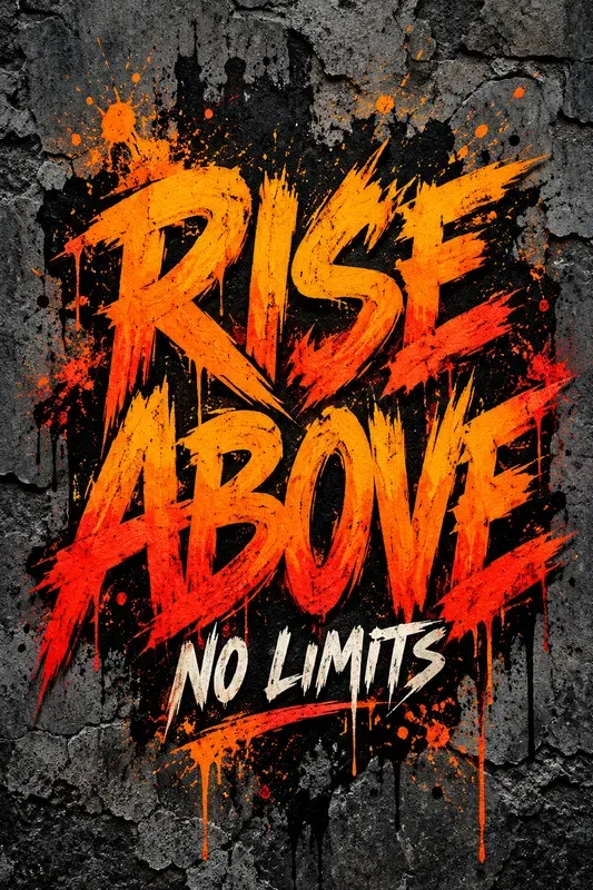 Grunge Motivation Typography