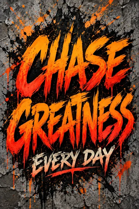 Grunge Motivation Typography