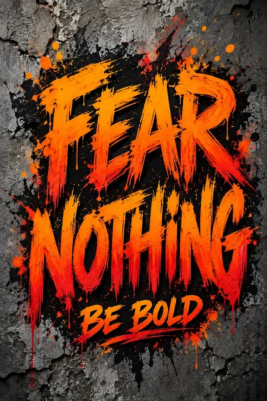 Grunge Motivation Typography
