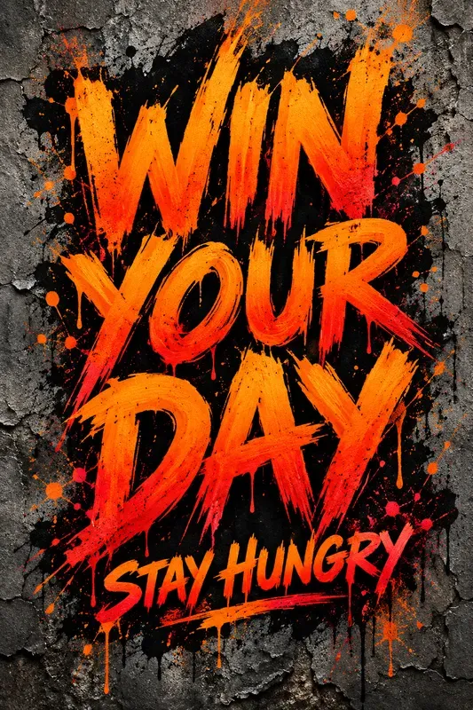 Grunge Motivation Typography