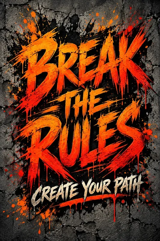 Grunge Motivation Typography
