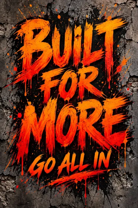 Grunge Motivation Typography
