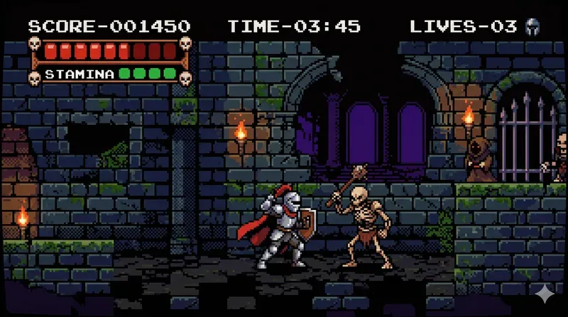 Retro Nostalgic Nes Gameplay Screenshots