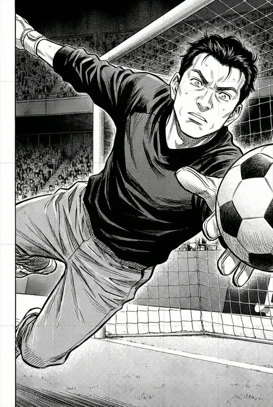 Naoki Urasawa Style Monster Manga Art