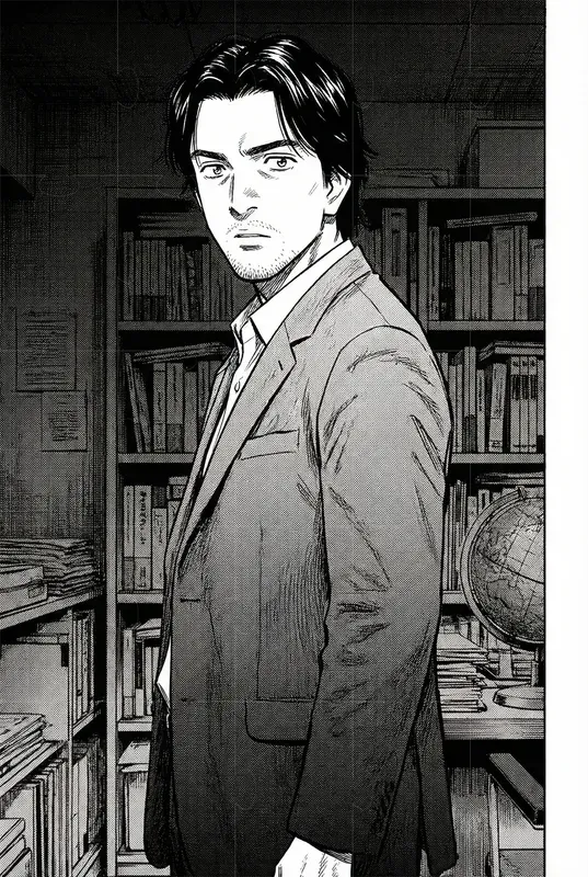 Naoki Urasawa Style Monster Manga Art