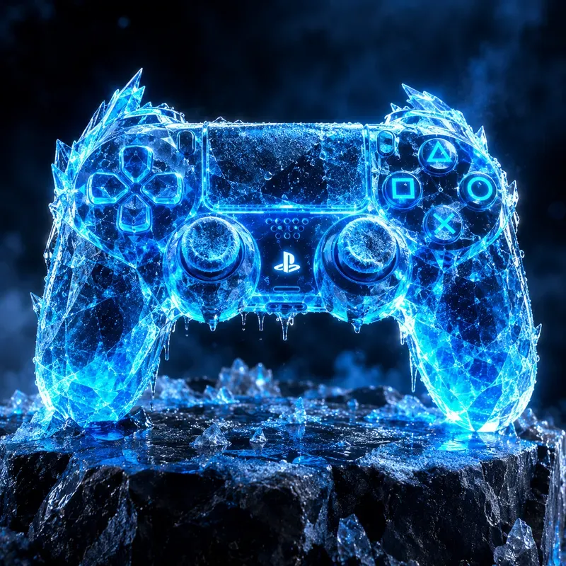 3D Ice Sculpted Logo Renders