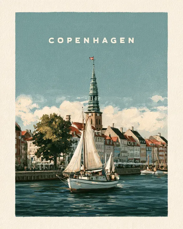 Pastel City Postcard Illustrators