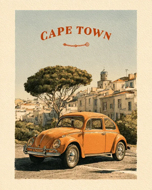 Pastel City Postcard Illustrators