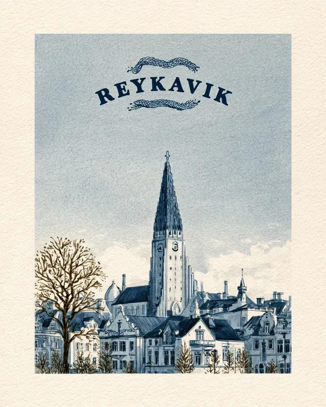 Pastel City Postcard Illustrators