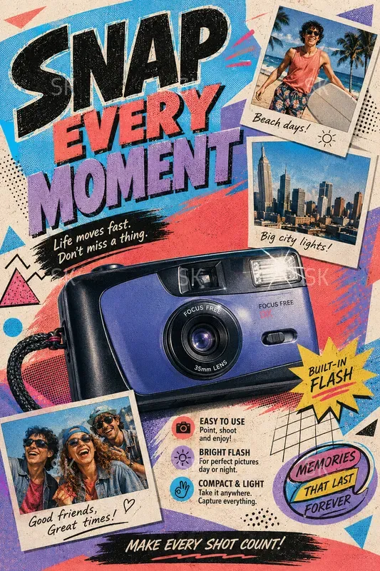 Cinematic Vintage Adscommercial Posters