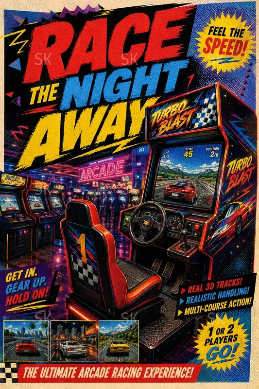 Cinematic Vintage Adscommercial Posters