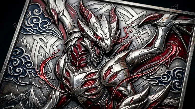 Mh Embossed Metal Enamel Monsters
