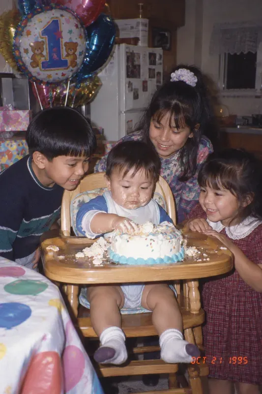 90s Babies' First Birthday Photos