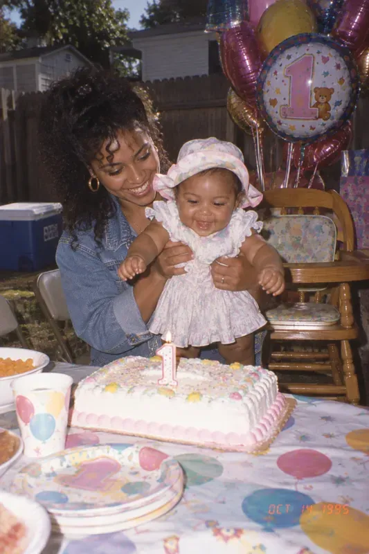 90s Babies' First Birthday Photos