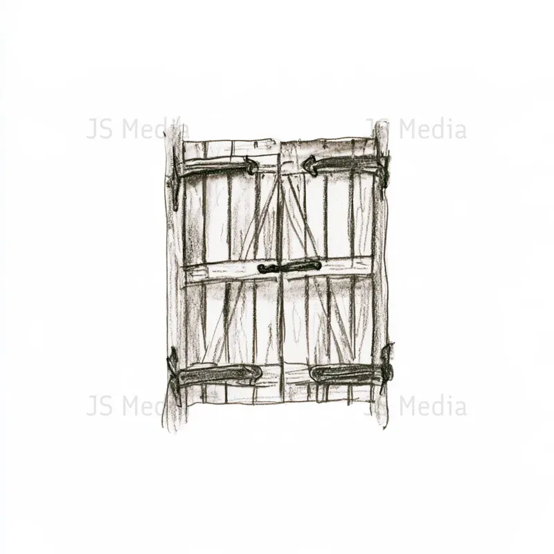 Charcoal Handdrawn Architectural Icons