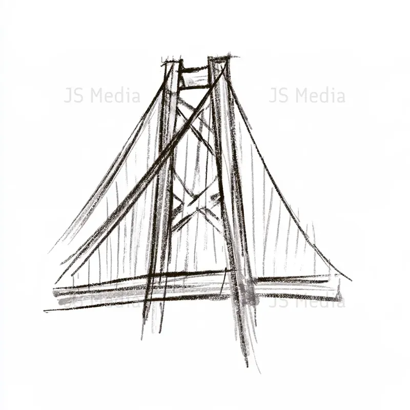 Charcoal Handdrawn Architectural Icons