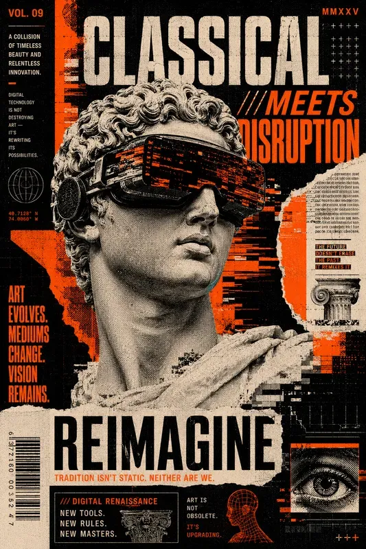 Postmodern Editorial Posters