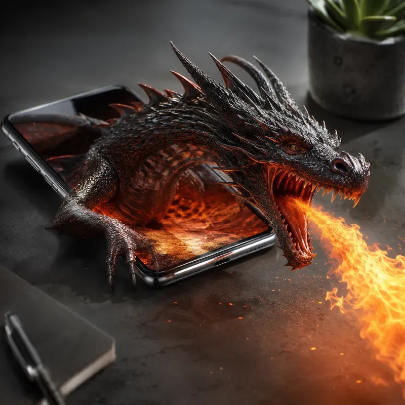 Subjects Breaking Out Of Smartphones