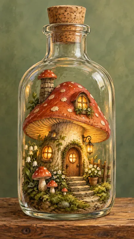 Storytelling Glass Bottle Homes