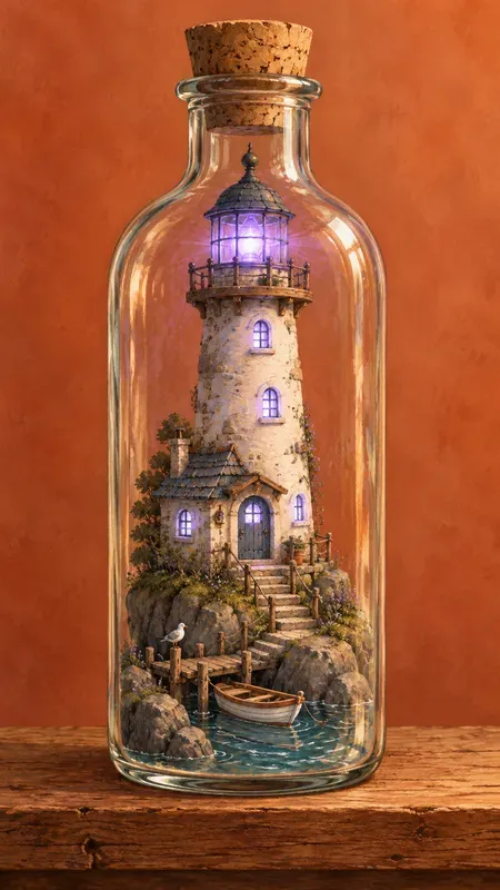 Storytelling Glass Bottle Homes