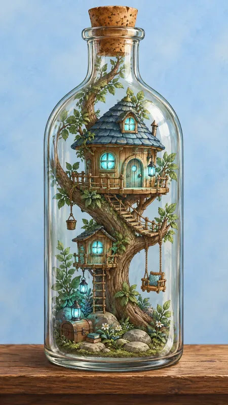 Storytelling Glass Bottle Homes