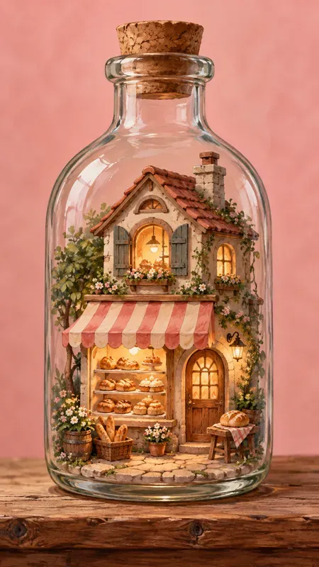 Storytelling Glass Bottle Homes