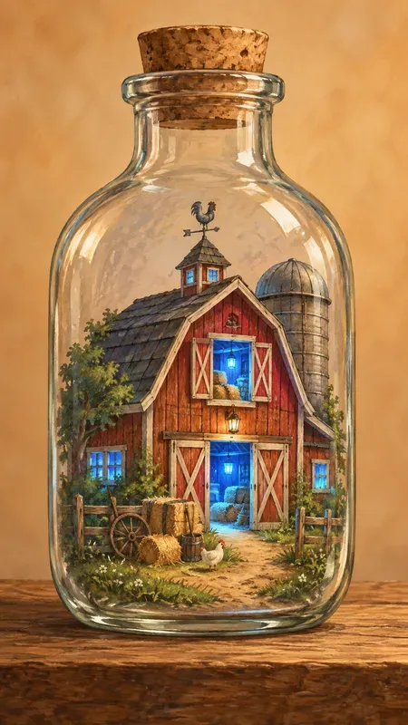 Storytelling Glass Bottle Homes