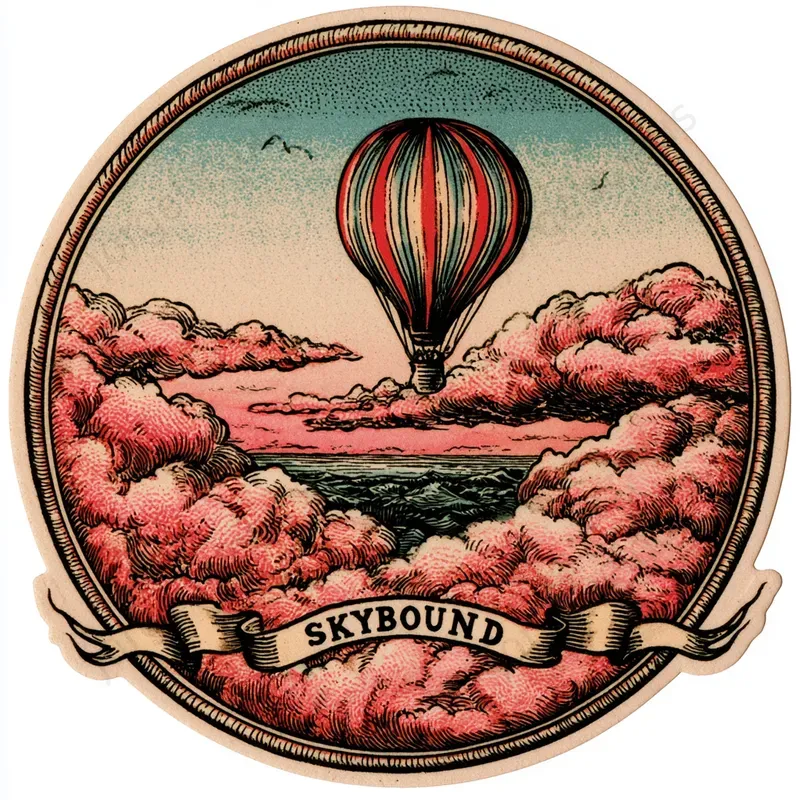 Vintage Tattoo Emblem Stickers