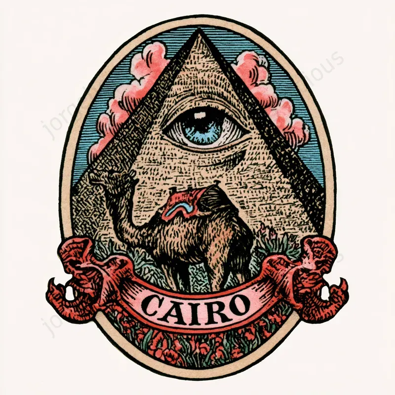 Vintage Tattoo Emblem Stickers