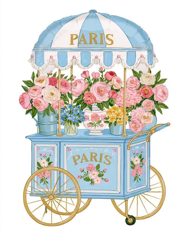 Fresh Off The Market Flower Cliparts