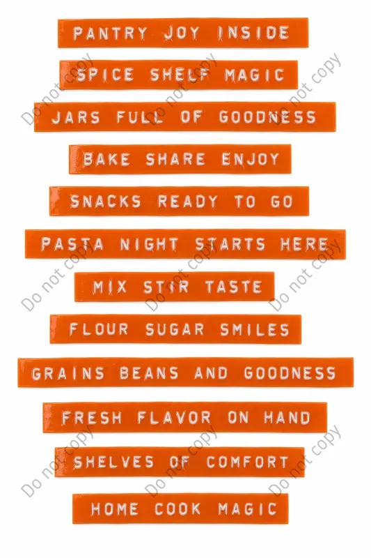 Retro Label Tape Quote Strips