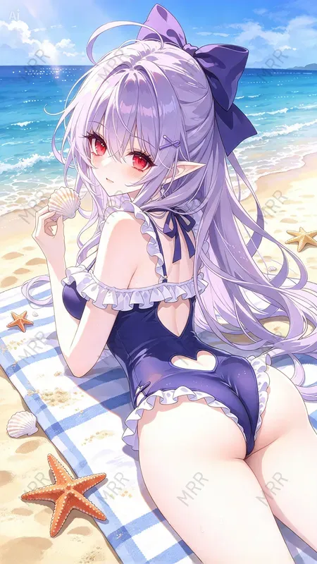 Anime Elf Beach Girls