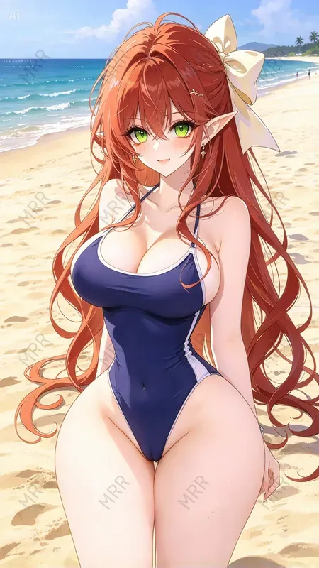 Anime Elf Beach Girls