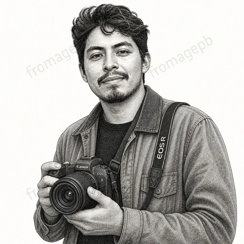 Vintage Engraving Style Portrait Makers