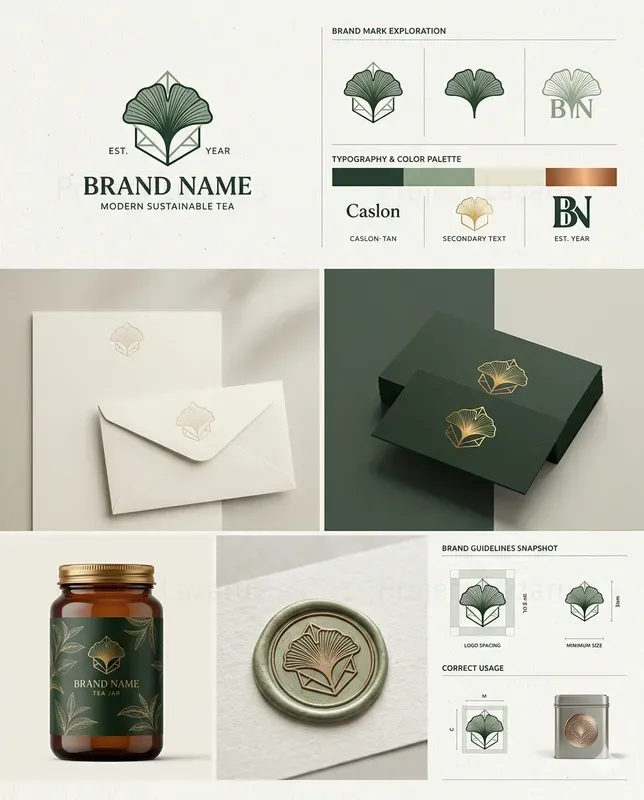 Botanical Heritage Logo Systems