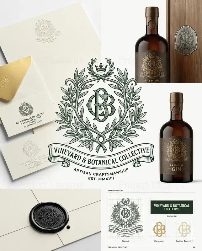 Botanical Heritage Logo Systems