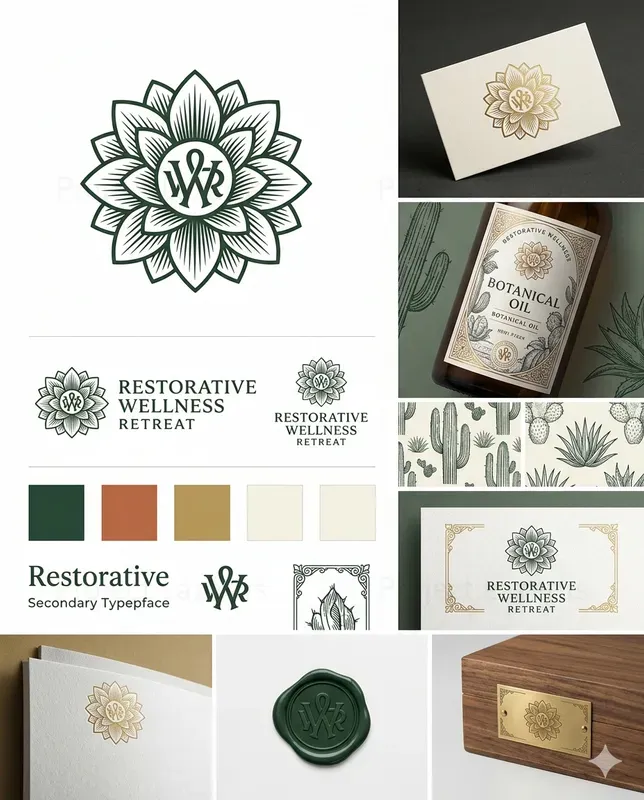 Botanical Heritage Logo Systems