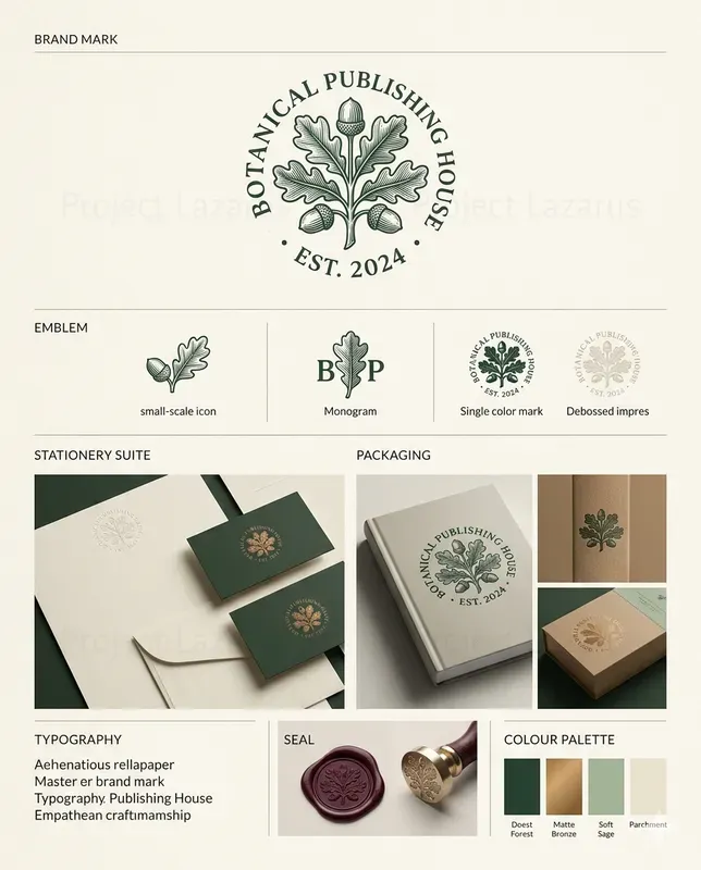 Botanical Heritage Logo Systems
