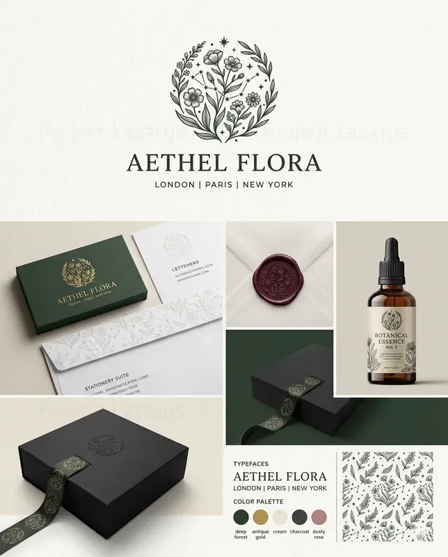Botanical Heritage Logo Systems