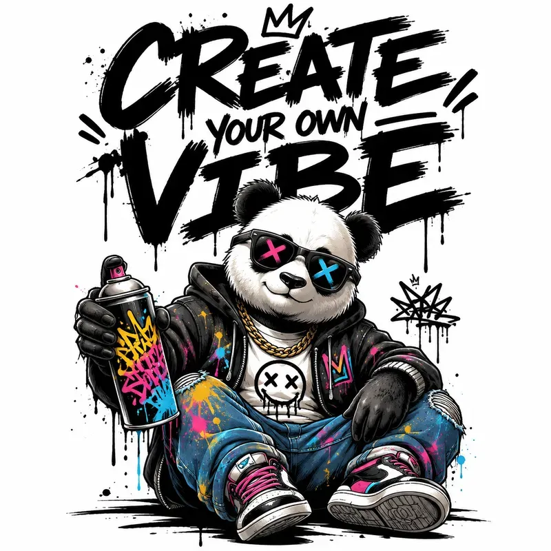 Graffiti Animal Quote Tshirts