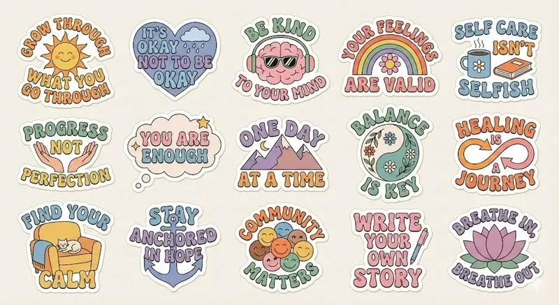 Retro Sticker Svg Bundles