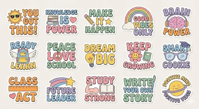 Retro Sticker Svg Bundles