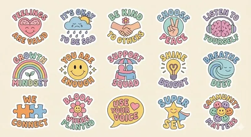 Retro Sticker Svg Bundles