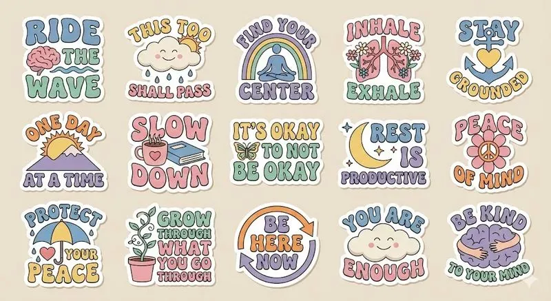Retro Sticker Svg Bundles